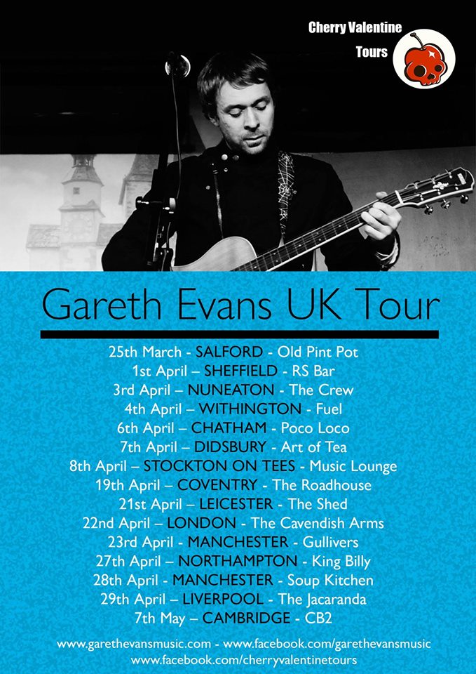 Gareth Evans UK tour